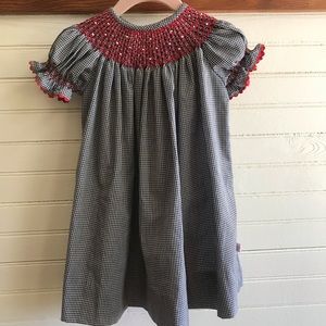 12m smocked dress with bloomers!